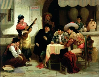 Dans une taverne espagnole